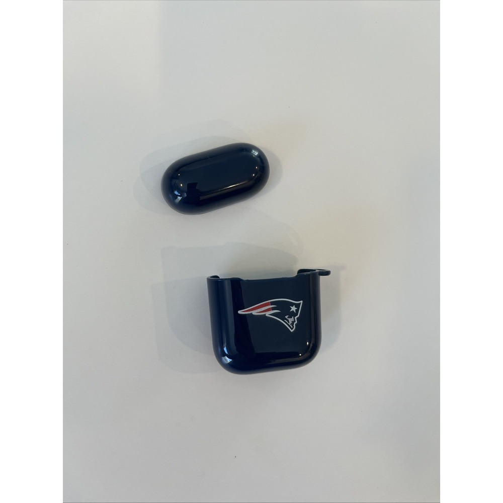 Apple AirPods 1 2 3 Gen NFL New England Patriots Silicone Case Cover Blue